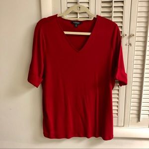 Ralph Lauren short sleeved knit top